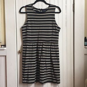 Madewell casual knit striped dress size M